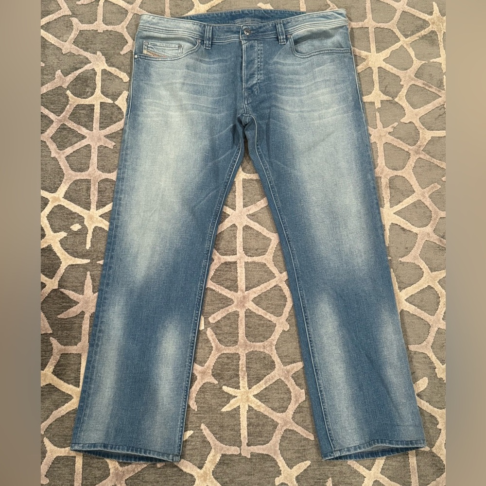 DIESEL Safado Men's Jeans, Size 36X32. Reg Slim-Straight- Light Blue (WashORZ26)